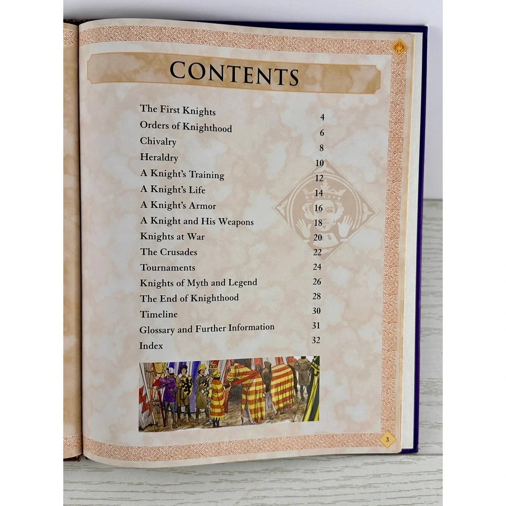 Knights and Chivalry Medieval World Hardcover‎ Book by Kathy Elgin